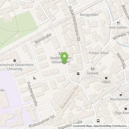 Standortübersicht der Tankstelle Süwag Energie AG in 65366 Geisenheim