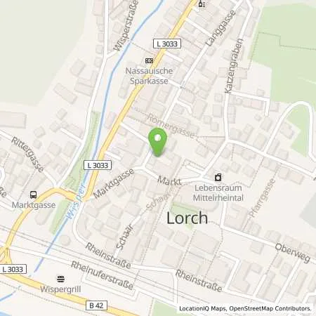 Standortübersicht der Tankstelle Süwag Energie AG in 65391 Lorch