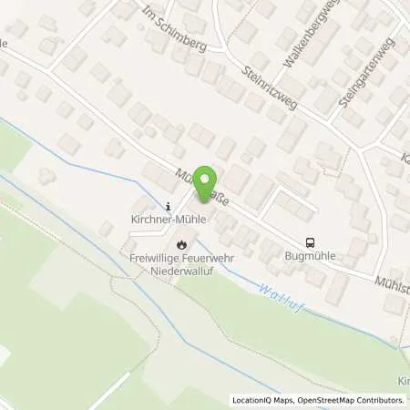 Standortübersicht der Tankstelle Süwag Energie AG in 65396 Walluf