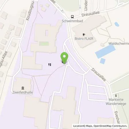 Standortübersicht der Tankstelle EAM Netz GmbH in 34212 Melsungen