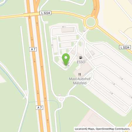 Standortübersicht der Strom (Elektro) Tankstelle: Allego GmbH in 34323, Malsfeld