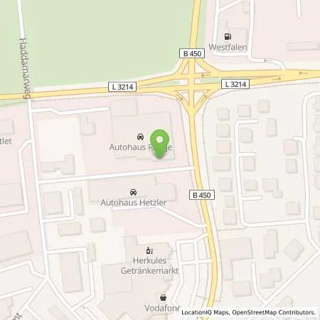 Standortübersicht der Tankstelle Range GmbH in 34560 Fritzlar