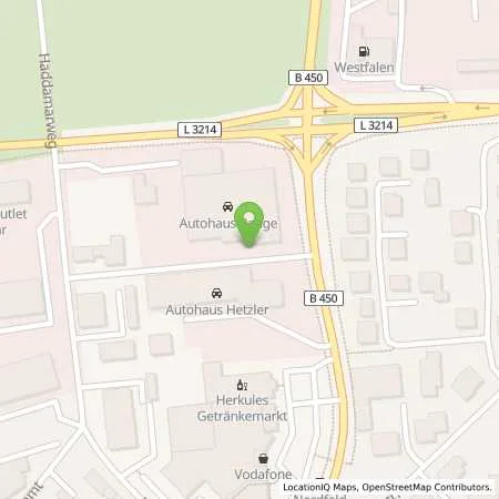 Standortübersicht der Tankstelle Range GmbH in 34560 Fritzlar