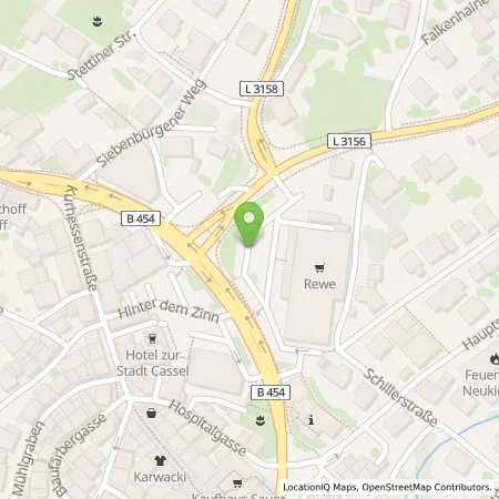 Standortübersicht der Tankstelle EAM Netz GmbH in 34626 Neukirchen