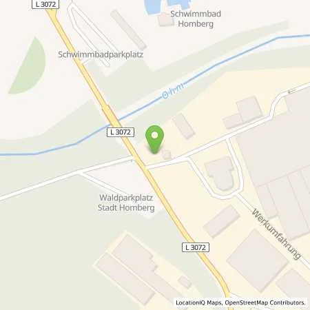 Standortübersicht der Tankstelle RhönEnergie Fulda GmbH in 35315 Homberg (Ohm)