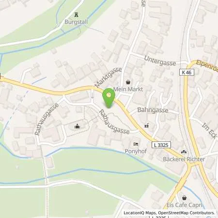 Standortübersicht der Tankstelle Oberhessische Versorgungsbetriebe AG in 35325 Mücke