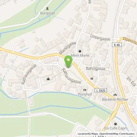 Standortübersicht der Tankstelle Oberhessische Versorgungsbetriebe AG in 35325 Mücke