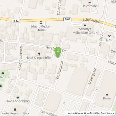 Standortübersicht der Tankstelle Oberhessische Versorgungsbetriebe AG in 36304 Alsfeld