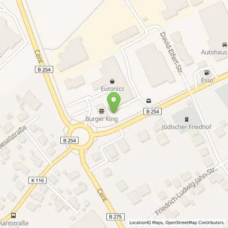 Standortübersicht der Tankstelle EnBW mobility+ AG und Co.KG in 36341 Lauterbach