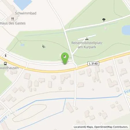 Standortübersicht der Tankstelle Oberhessische Versorgungsbetriebe AG in 36355 Grebenhain