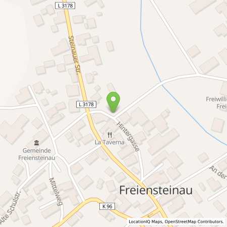 Standortübersicht der Strom (Elektro) Tankstelle: Oberhessische Versorgungsbetriebe AG in 36399, Freiensteinau
