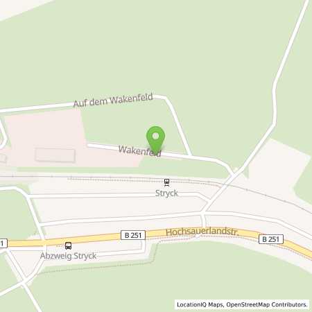 Standortübersicht der Strom (Elektro) Tankstelle: Energie Waldeck-Frankenberg GmbH in 34508, Willingen (Upland)