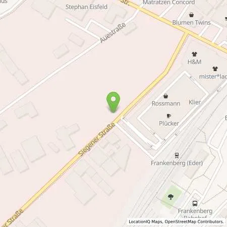 Standortübersicht der Tankstelle Lidl Dienstleistung GmbH & Co. KG in 35066 Frankenberg