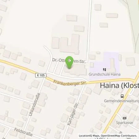 Standortübersicht der Tankstelle Energie Waldeck-Frankenberg GmbH in 35114 Haina (Kloster)