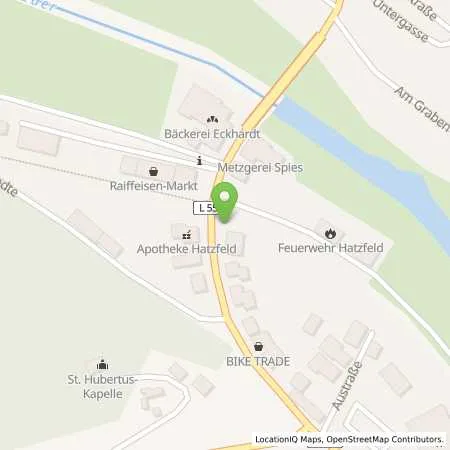 Standortübersicht der Tankstelle Energie Waldeck-Frankenberg GmbH in 35116 Hatzfeld (Eder)