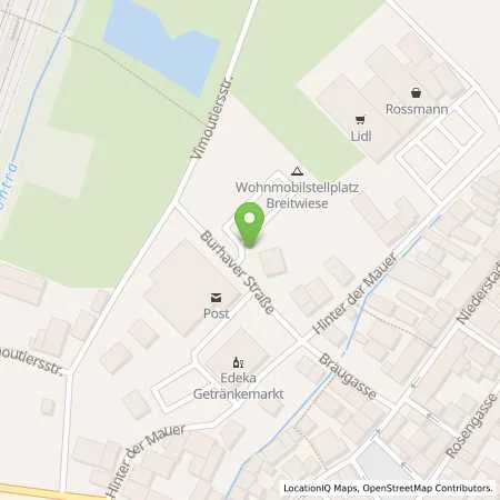 Standortübersicht der Tankstelle EAM Netz GmbH in 36205 Sontra