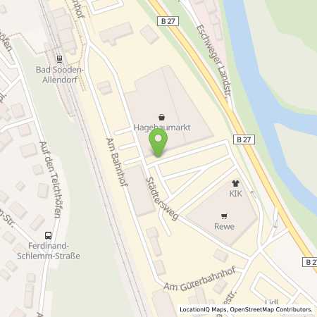 Standortübersicht der Strom (Elektro) Tankstelle: EnBW mobility+ AG und Co.KG in 37242, Bad Sooden-Allendorf