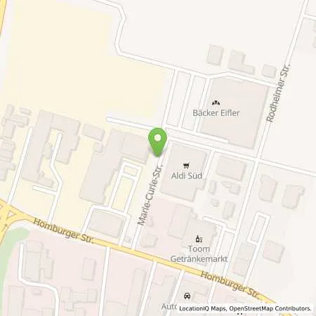 Standortübersicht der Tankstelle ALDI SÜD in 61118 Bad Vilbel