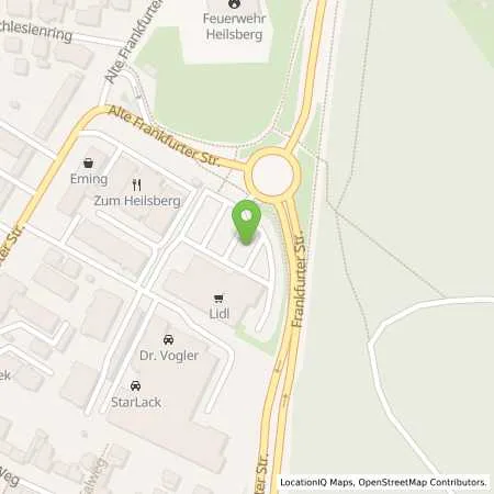 Standortübersicht der Tankstelle Lidl Dienstleistung GmbH & Co. KG in 61118 Bad Vilbel