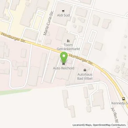 Standortübersicht der Tankstelle Stadtwerke Bad Vilbel GmbH in 61118 Bad Vilbel