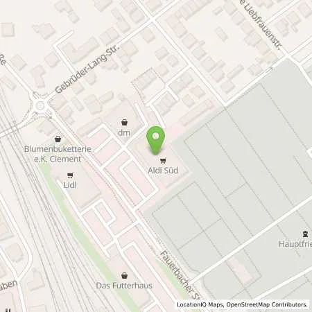 Standortübersicht der Tankstelle ALDI SÜD in 61169 Friedberg