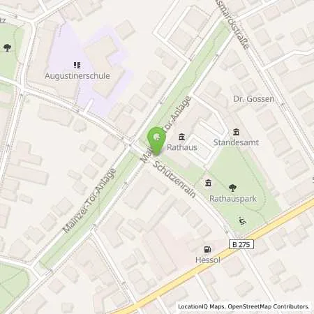 Standortübersicht der Tankstelle Oberhessische Versorgungsbetriebe AG in 61169 Friedberg