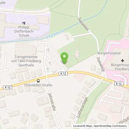 Standortübersicht der Tankstelle Oberhessische Versorgungsbetriebe AG in 61169 Friedberg