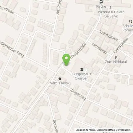 Standortübersicht der Tankstelle Oberhessische Versorgungsbetriebe AG in 61184 Karben