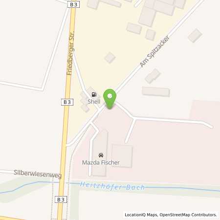 Standortübersicht der Strom (Elektro) Tankstelle: Auto Fischer e.K. in 61184, Karben