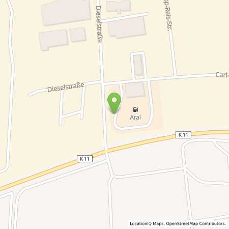 Standortübersicht der Strom (Elektro) Tankstelle: EnBW mobility+ AG und Co.KG in 61191, Rosbach vor der Hhe