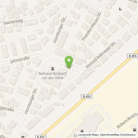 Standortübersicht der Tankstelle Oberhessische Versorgungsbetriebe AG in 61191 Rosbach