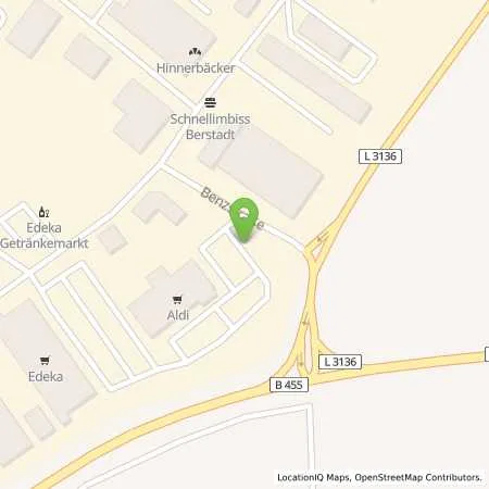 Standortübersicht der Tankstelle ALDI SÜD in 61200 Wölfersheim