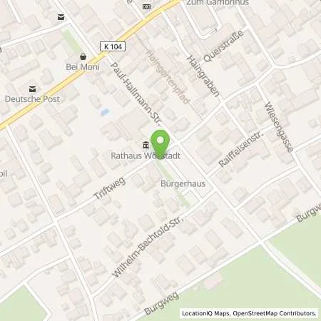 Standortübersicht der Tankstelle Oberhessische Versorgungsbetriebe AG in 61206 Nieder Wöllstadt