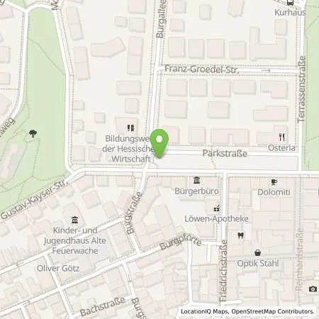 Standortübersicht der Tankstelle Stadtwerke Bad Nauheim GmbH in 61231 Bad Nauheim