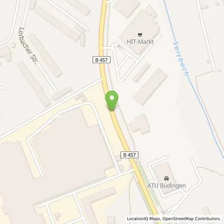 Standortübersicht der Tankstelle Autohaus Bilia GmbH & Co. KG in 63654 Büdingen