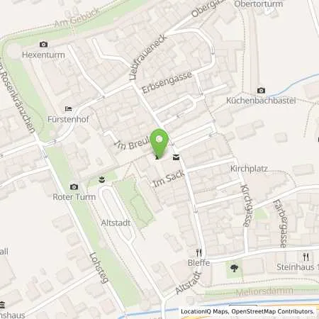 Standortübersicht der Tankstelle Oberhessische Versorgungsbetriebe AG in 63654 Büdingen