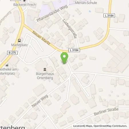 Standortübersicht der Tankstelle Oberhessische Versorgungsbetriebe AG in 63683 Ortenberg