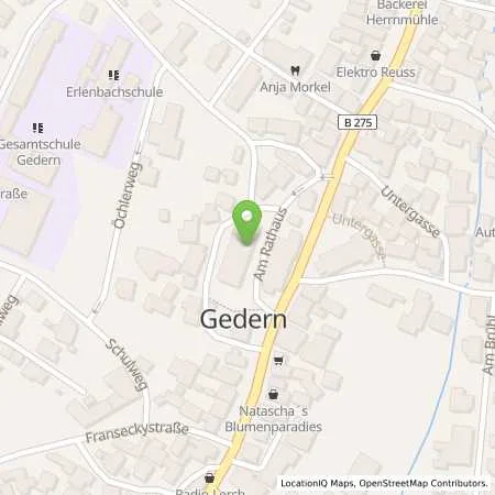 Standortübersicht der Tankstelle Oberhessische Versorgungsbetriebe AG in 63688 Gedern