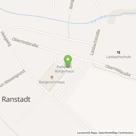 Standortübersicht der Strom (Elektro) Tankstelle: Oberhessische Versorgungsbetriebe AG in 63691, Ranstadt