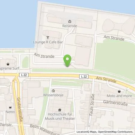 Standortübersicht der Tankstelle Stadtwerke Rostock AG in 18055 Rostock