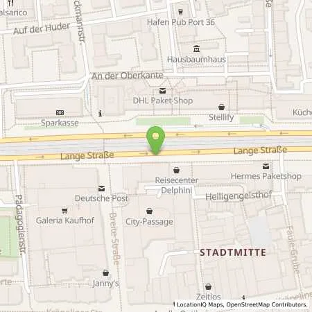 Standortübersicht der Tankstelle Stadtwerke Rostock AG in 18055 Rostock