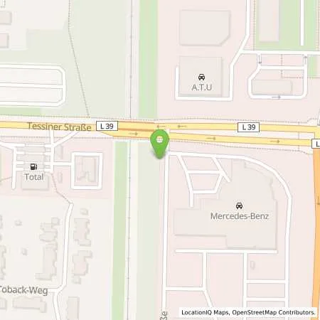 Standortübersicht der Tankstelle Stadtwerke Rostock AG in 18055 Rostock