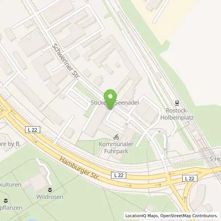 Standortübersicht der Tankstelle Stadtwerke Rostock AG in 18069 Rostock