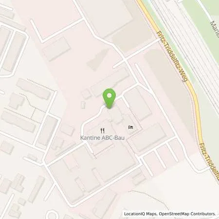 Standortübersicht der Tankstelle abc Bau Ausbildungscentrum der Bauwirtschaft Mecklenburg-Vorpommern GmbH in 18069 Rostock