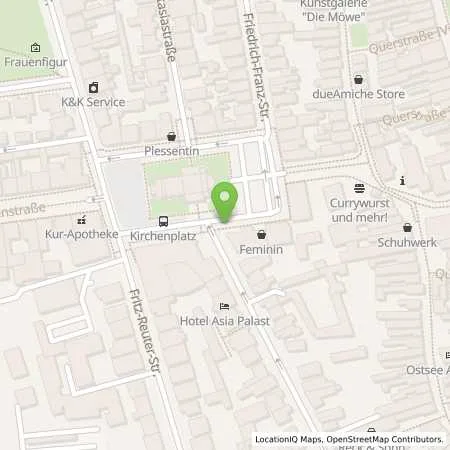 Standortübersicht der Tankstelle Stadtwerke Rostock AG in 18119 Rostock