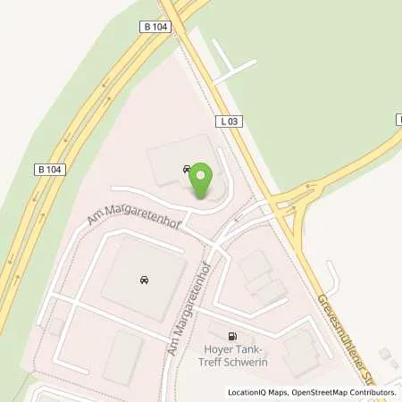 Standortübersicht der Tankstelle Huogp Pfohe GmbH in 19057 Schwerin