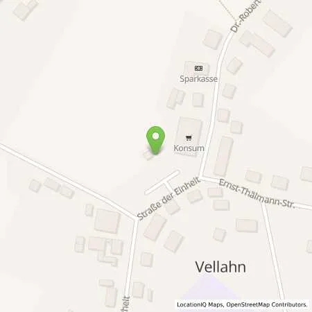 Standortübersicht der Tankstelle WEMAG AG in 19260 Vellahn