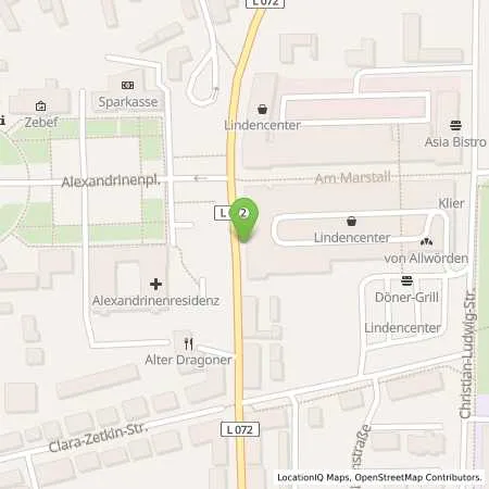 Standortübersicht der Tankstelle Stadtwerke Ludwigslust-Grabow GmbH in 19288 Ludwigslust