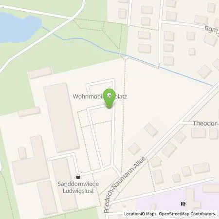 Standortübersicht der Tankstelle Stadtwerke Ludwigslust-Grabow GmbH in 19288 Ludwigslust