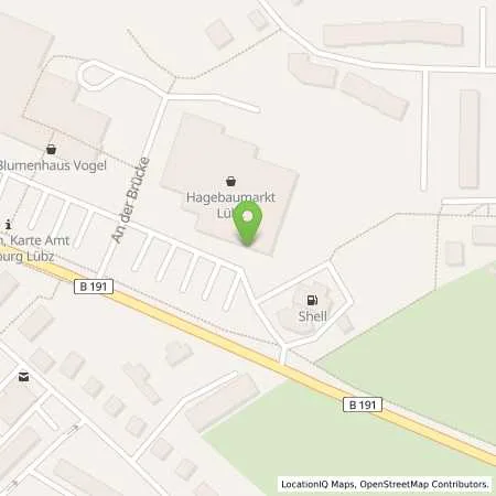 Standortübersicht der Tankstelle EnBW mobility+ AG und Co.KG in 19386 Lübz